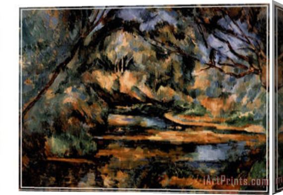 Paul Cezanne The Brook Le Ruisseau Stretched Canvas Print / Canvas Art