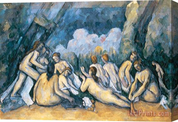 Paul Cezanne The Large Bathers Stretched Canvas Painting / Canvas Art
