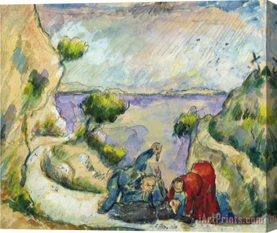 Paul Cezanne The Murder C 1867 70 Stretched Canvas Print / Canvas Art