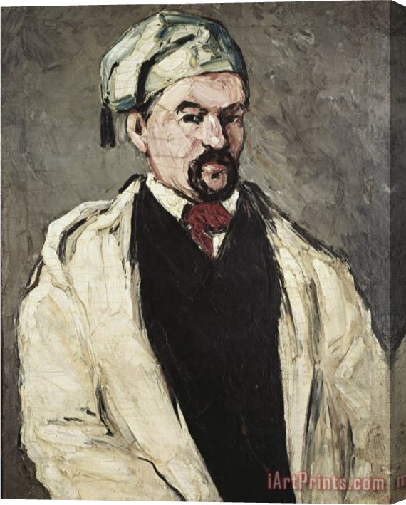 Paul Cezanne Uncle Dominique Man in a Cotton Hat Stretched Canvas Print / Canvas Art