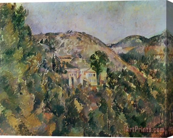 Paul Cezanne View of The Domaine Saint Joseph Late 1880s Stretched Canvas Painting / Canvas Art