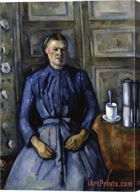 Paul Cezanne Woman with a Coffee Pot C 1890 95 Stretched Canvas Print / Canvas Art