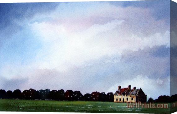 Paul Dene Marlor Derelict Farmhouse near Malton Stretched Canvas Print / Canvas Art