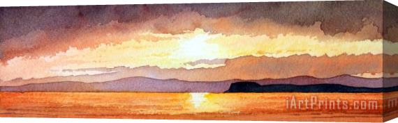 Paul Dene Marlor Islay and Cara from Kintyre Scotland Stretched Canvas Print / Canvas Art
