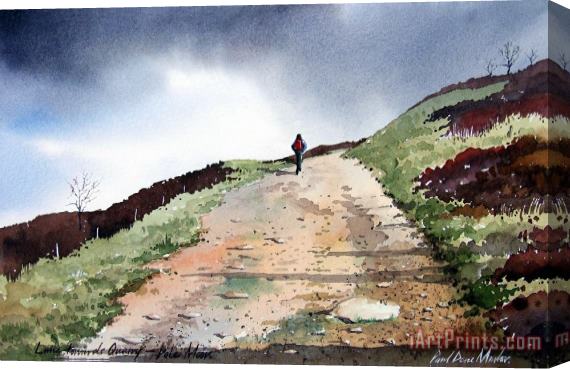 Paul Dene Marlor Lane to Quarry Pole Moor Stretched Canvas Print / Canvas Art