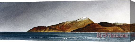 Paul Dene Marlor Looking towards Arran from Skipness Stretched Canvas Print / Canvas Art