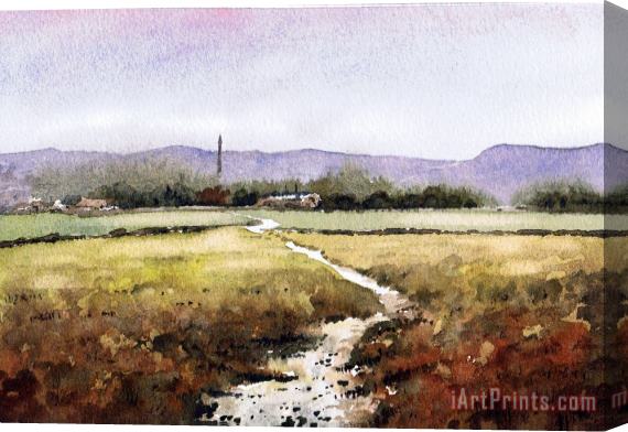 Paul Dene Marlor View from Norland Moor Stretched Canvas Print / Canvas Art