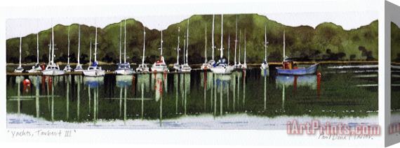 Paul Dene Marlor Yachts Tarbert iii Stretched Canvas Print / Canvas Art