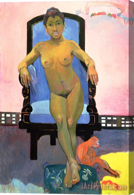 Paul Gauguin Annah the Javanese Stretched Canvas Print / Canvas Art