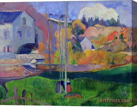 Paul Gauguin Brittany Landscape Stretched Canvas Print / Canvas Art