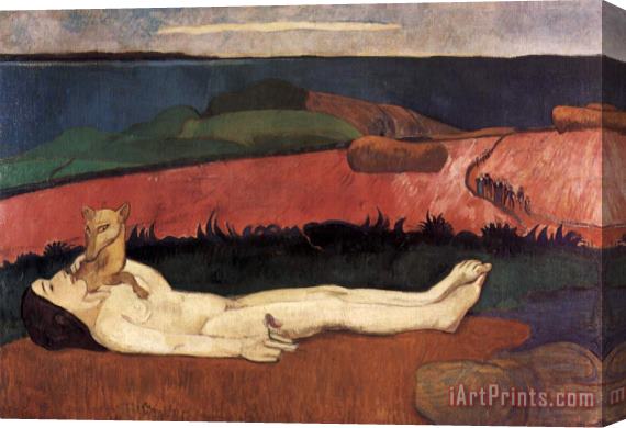 Paul Gauguin Loss of Virginity Stretched Canvas Painting / Canvas Art
