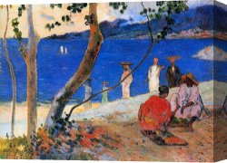 East Hamptonlong Island Sand Dunes Canvas Prints - Martinique Island by Paul Gauguin