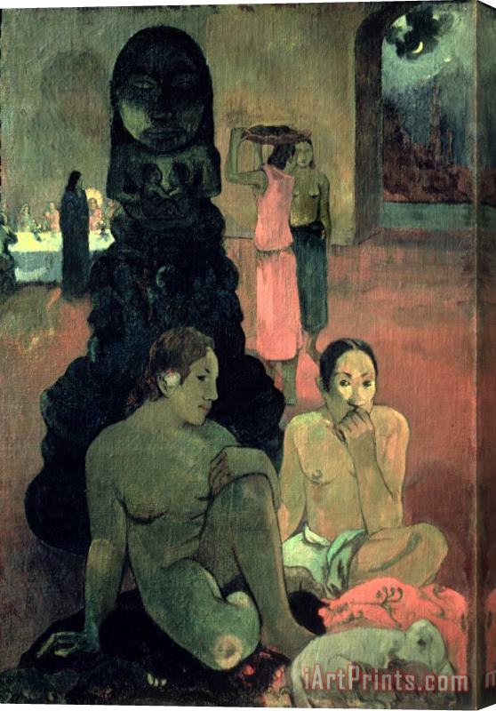 Paul Gauguin The Great Buddha Stretched Canvas Print / Canvas Art