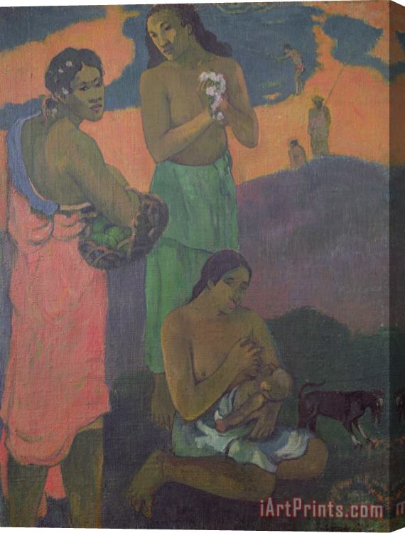 Paul Gauguin Three Women on the Seashore Stretched Canvas Painting / Canvas Art