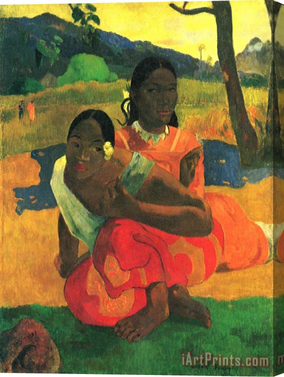Paul Gauguin When Did You Get Married Stretched Canvas Print / Canvas Art