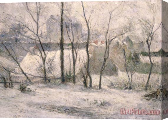 Paul Gauguin Winter Landscape Stretched Canvas Print / Canvas Art