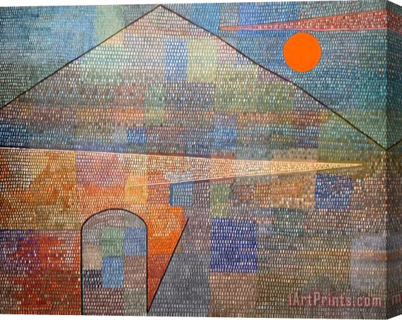 Paul Klee Ad Parnassum 1932 Stretched Canvas Painting / Canvas Art