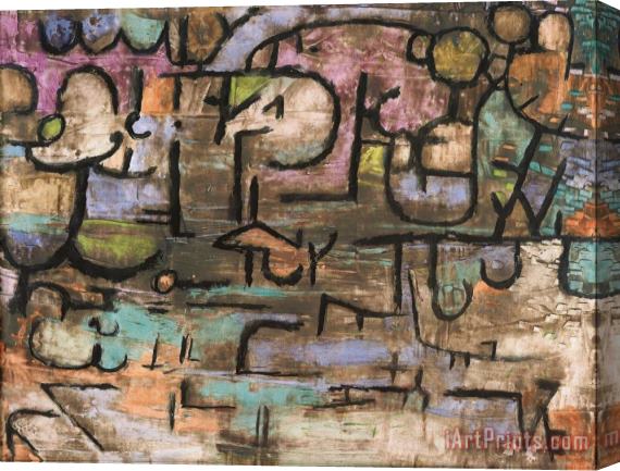 Paul Klee After The Flood Stretched Canvas Print / Canvas Art