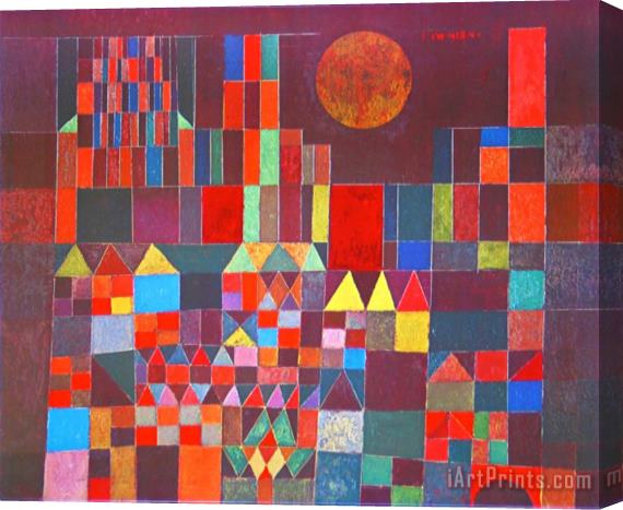 Paul Klee Castle And Sun 1928 Stretched Canvas Painting / Canvas Art