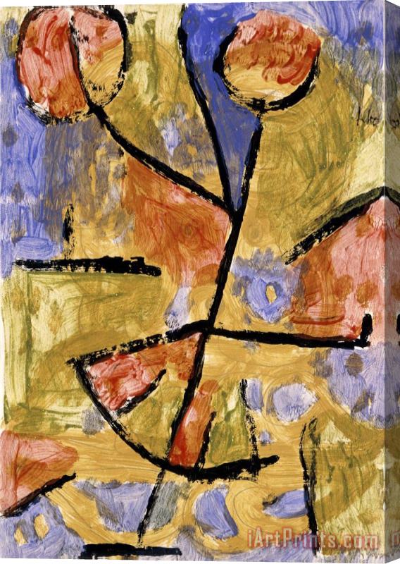 Paul Klee Dance Flower Stretched Canvas Print / Canvas Art