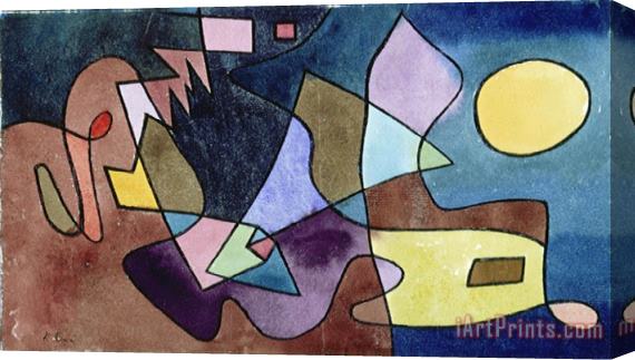 Paul Klee Dramatic Landscape 1928 Stretched Canvas Print / Canvas Art