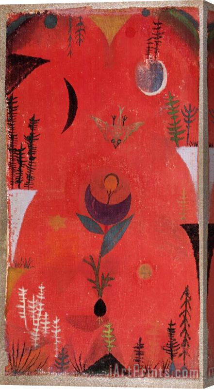 Paul Klee Flower Myth 1918 Stretched Canvas Print / Canvas Art