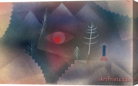 Paul Klee Glance of a Landscape Stretched Canvas Print / Canvas Art