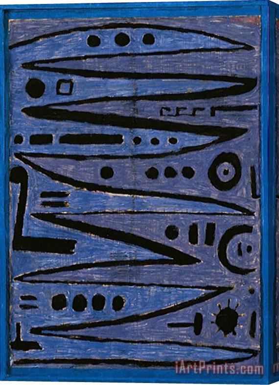 Paul Klee Heroic Strokes of The Bow C 1928 Stretched Canvas Print / Canvas Art