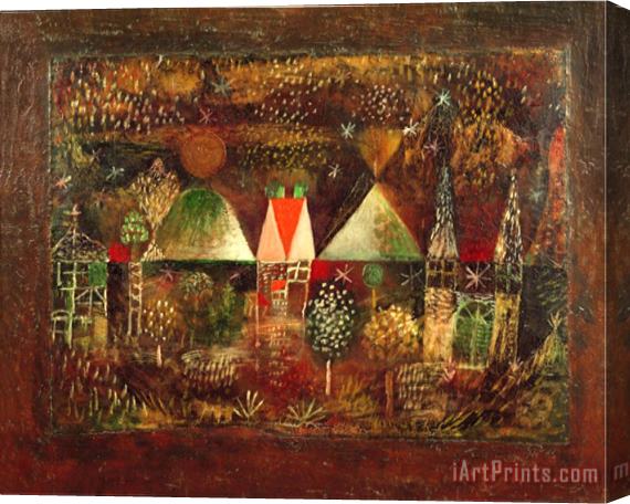 Paul Klee Nocturnal Festivities 1921 Stretched Canvas Painting / Canvas Art