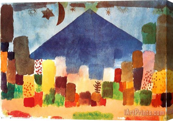Paul Klee Notte Egiziana Stretched Canvas Print / Canvas Art