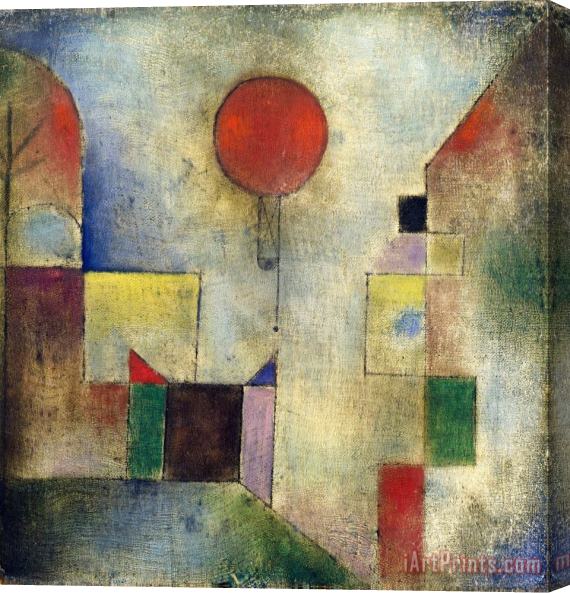 Paul Klee Red Balloon 1922 Stretched Canvas Print / Canvas Art