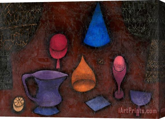 Paul Klee Still Life Stretched Canvas Print / Canvas Art