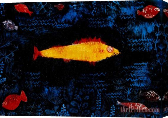 Paul Klee The Goldfish Stretched Canvas Print / Canvas Art