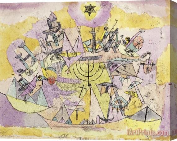 Paul Klee The Unlucky Ships Stretched Canvas Print / Canvas Art