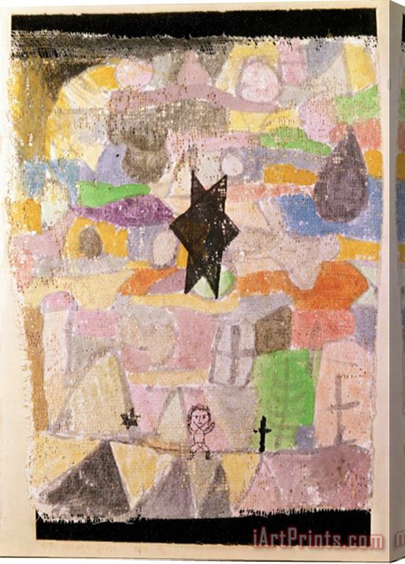 Paul Klee Under a Black Star 1918 Stretched Canvas Print / Canvas Art