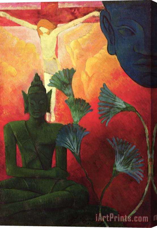 Paul Ranson Christ and Buddha Stretched Canvas Print / Canvas Art