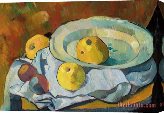 Paul Serusier Plate Of Apples Stretched Canvas Print / Canvas Art