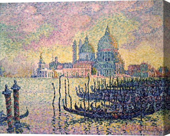 Paul Signac Entrance to The Grand Canal, Venice Stretched Canvas Painting / Canvas Art