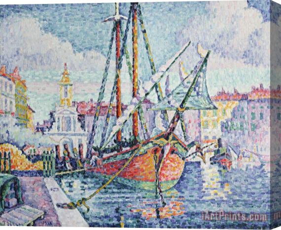 Paul Signac The Port Stretched Canvas Print / Canvas Art