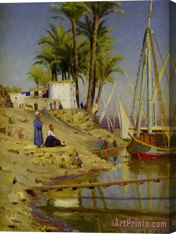 Peder Mork Monsted View of Cairo Stretched Canvas Painting / Canvas Art