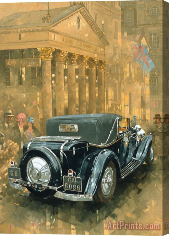 Peter Miller Phantom in the Haymarket Stretched Canvas Print / Canvas Art
