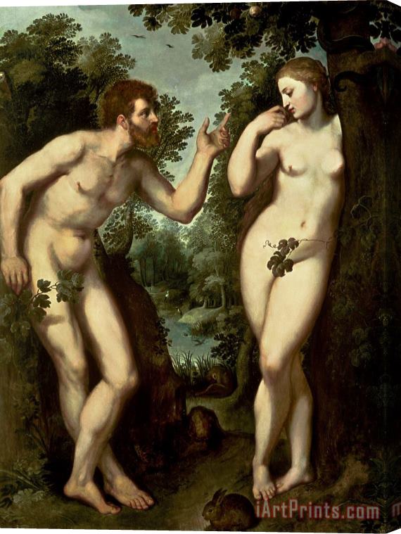 Peter Paul Rubens Adam and Eve Stretched Canvas Painting / Canvas Art