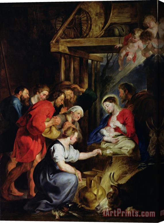 Peter Paul Rubens Adoration of The Shepherds Stretched Canvas Print / Canvas Art