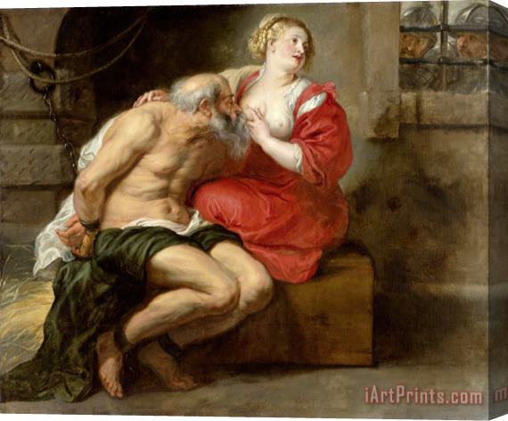 Peter Paul Rubens Cimon And Pero Stretched Canvas Print / Canvas Art