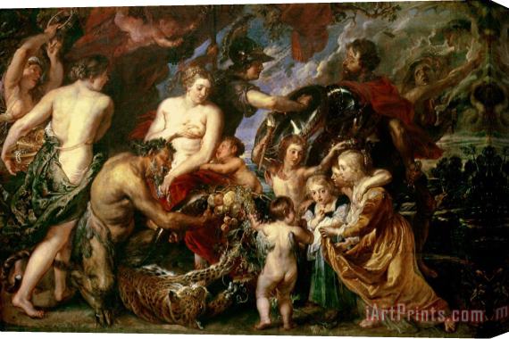 Peter Paul Rubens Minerva Protects Pax From Mars (peace And War), 1629 30 Stretched Canvas Painting / Canvas Art
