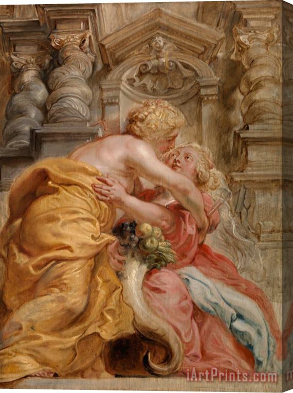 Peter Paul Rubens Peace Embracing Plenty Stretched Canvas Painting / Canvas Art
