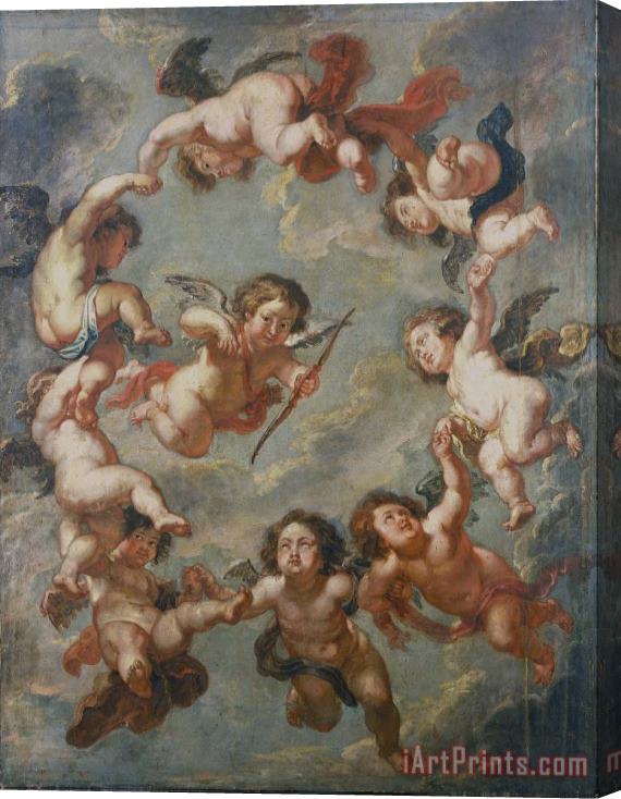 Peter Paul Rubens Putti a Ceiling Decoration Stretched Canvas Painting / Canvas Art