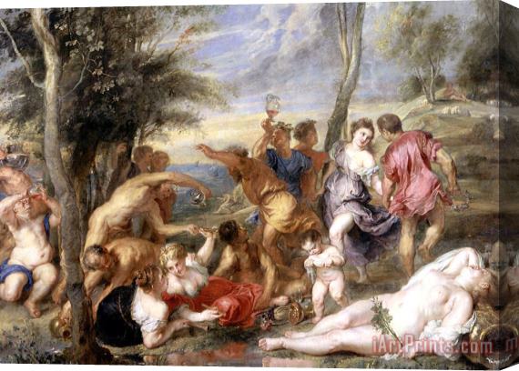 Peter Paul Rubens The Andrians A Free Copy After Titian Stretched Canvas Painting / Canvas Art
