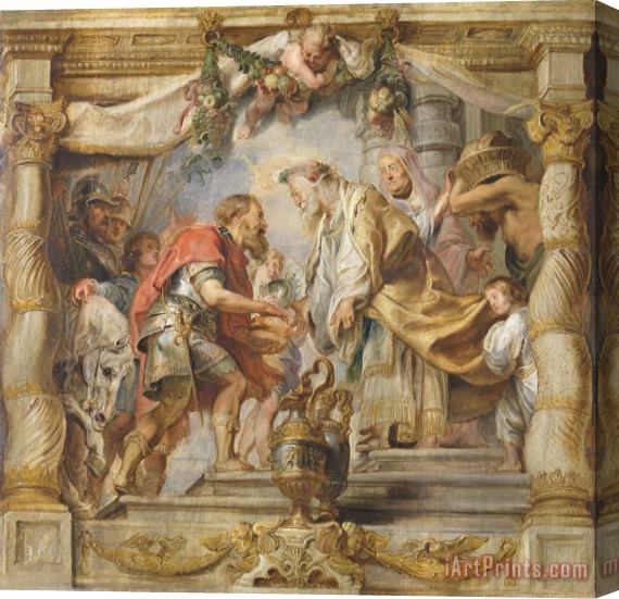Peter Paul Rubens The Meeting of Abraham And Melchizedek Stretched Canvas Print / Canvas Art