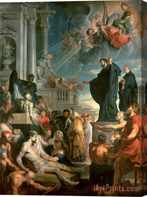 Peter Paul Rubens The Miracles of St. Francis Xavier Stretched Canvas Print / Canvas Art